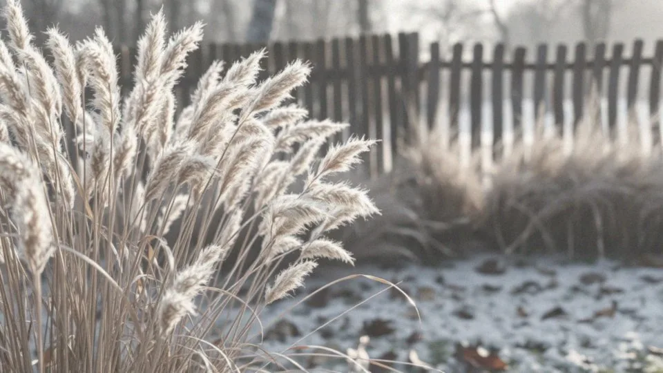Co się dzieje z miskantem chińskim zimą?