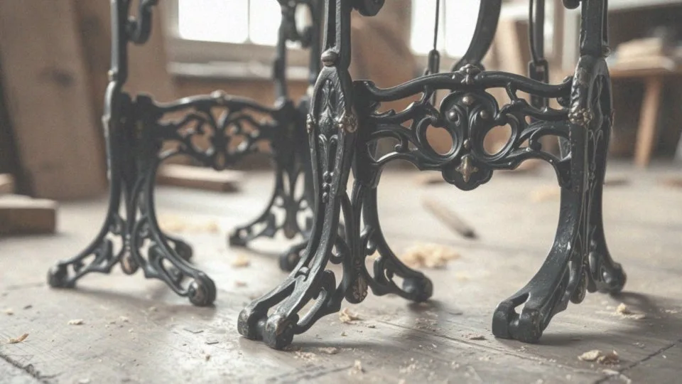 Jakie nogi od maszyny do szycia można wykorzystać jako podstawę?