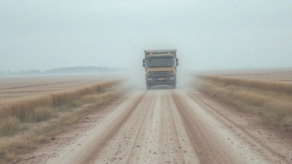 Ile kosztuje transport kruszywa wywrotką na kilometr?