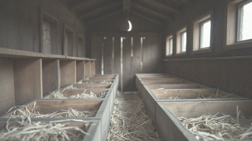 Co powinno charakteryzować lokalizację gniazd w kurniku?