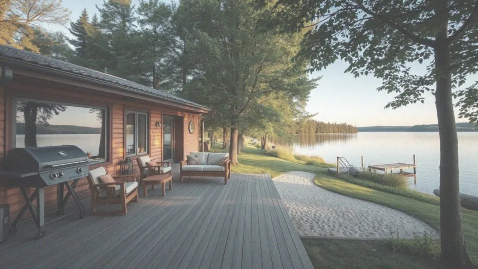 Jakie udogodnienia mają domki nad jeziorem w Dolnośląskim?