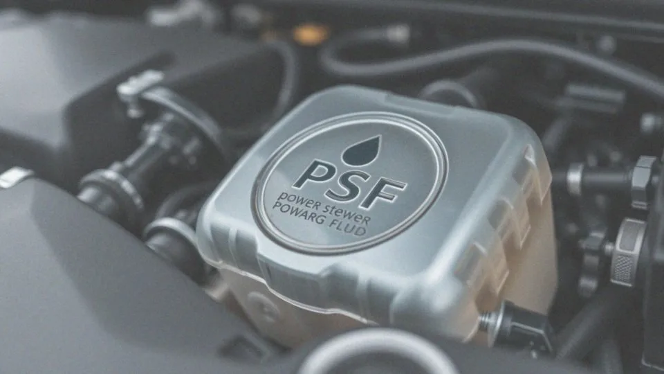 Jak wygląda oznaczenie zbiornika płynu do wspomagania?