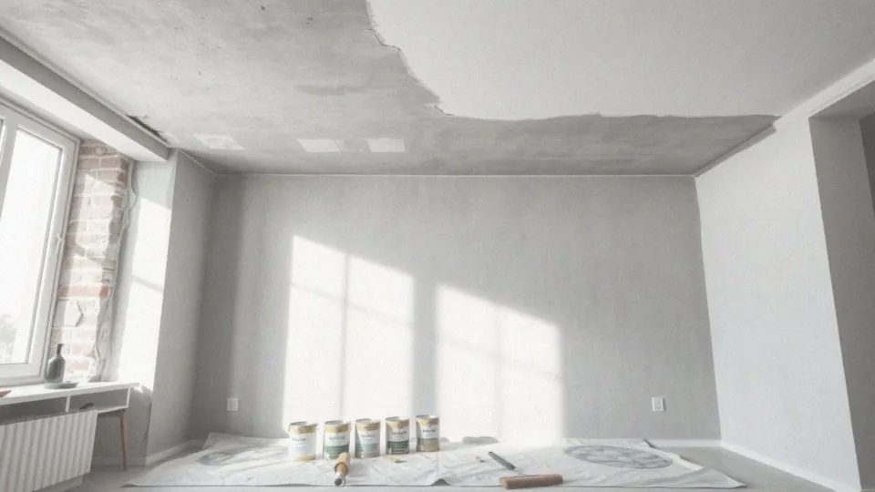 Jakie farby nadają się do malowania sufitu betonowego?