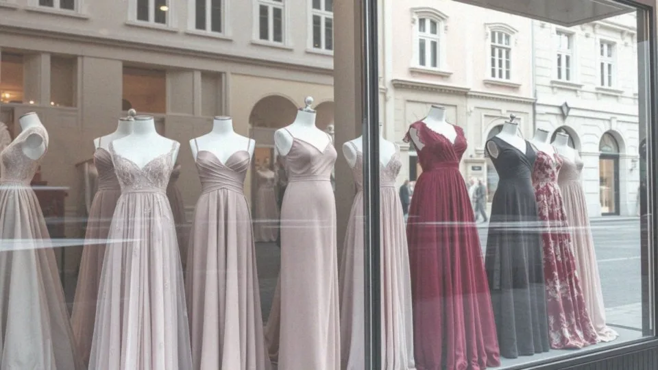 Jakie kolory i wzory sukienek wieczorowych są popularne?