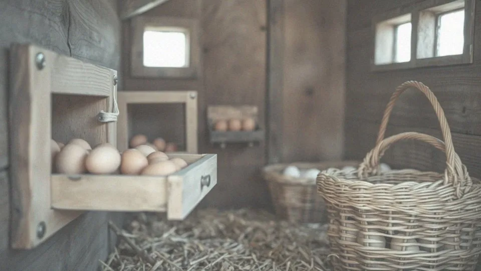 Jakie urządzenia ułatwiają zbieranie jaj z gniazd?