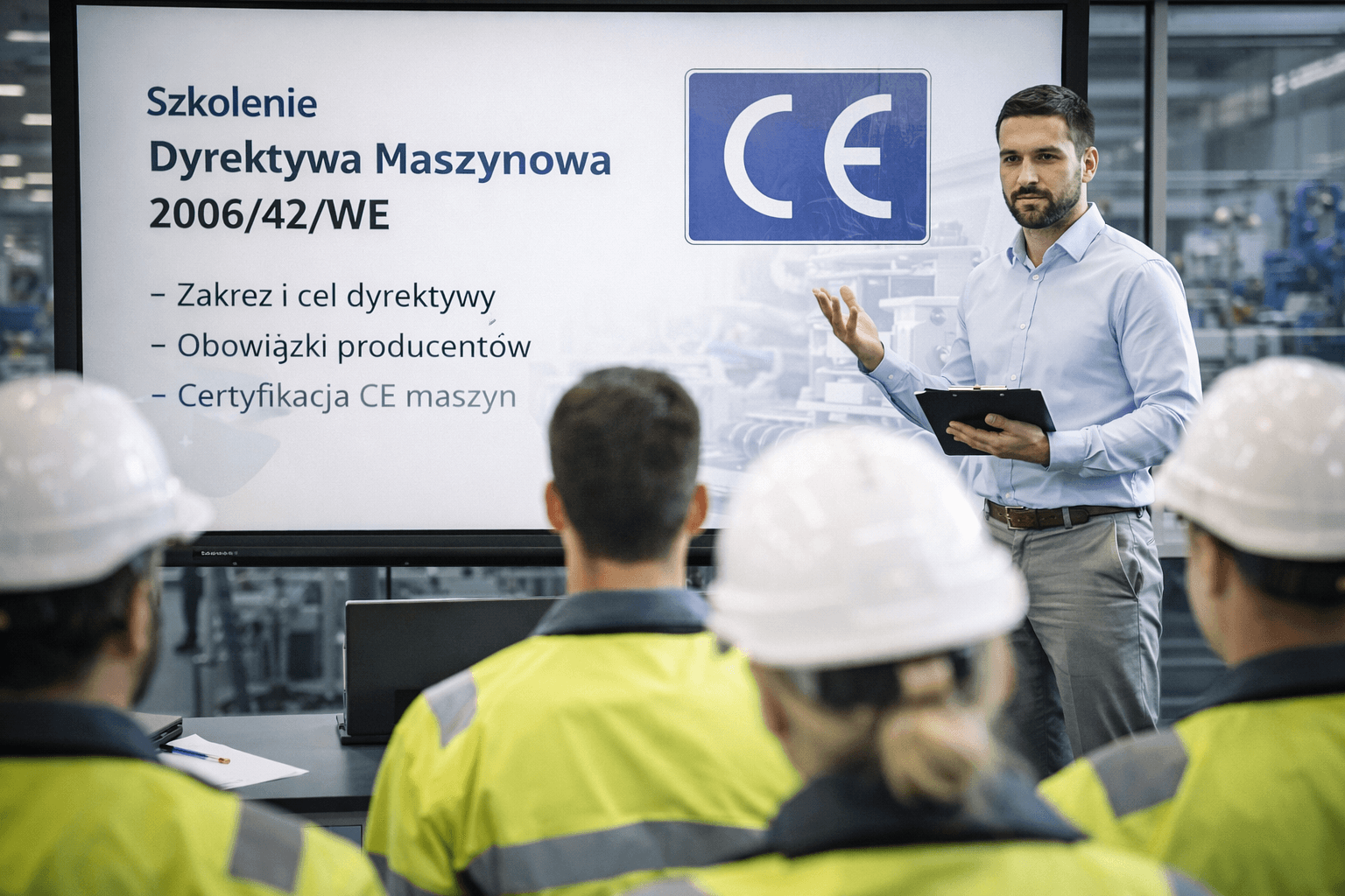 Dyrektywa maszynowa 2006/42/WE – szkolenie, obowiązki producenta i praktyczne zastosowanie w przemyśle