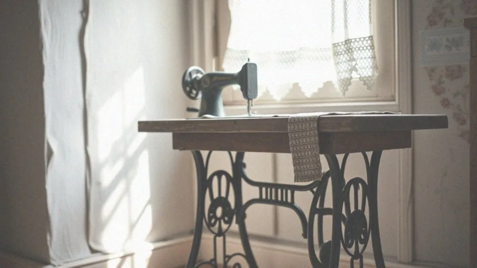 Jakie funkcje pełnił stolik z maszyny do szycia przez kilkadziesiąt lat?