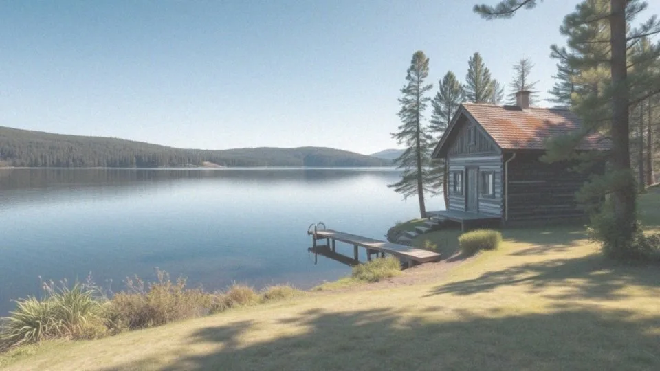 Gdzie znajdują się domki letniskowe nad jeziorem w regionie Dolnośląskim?