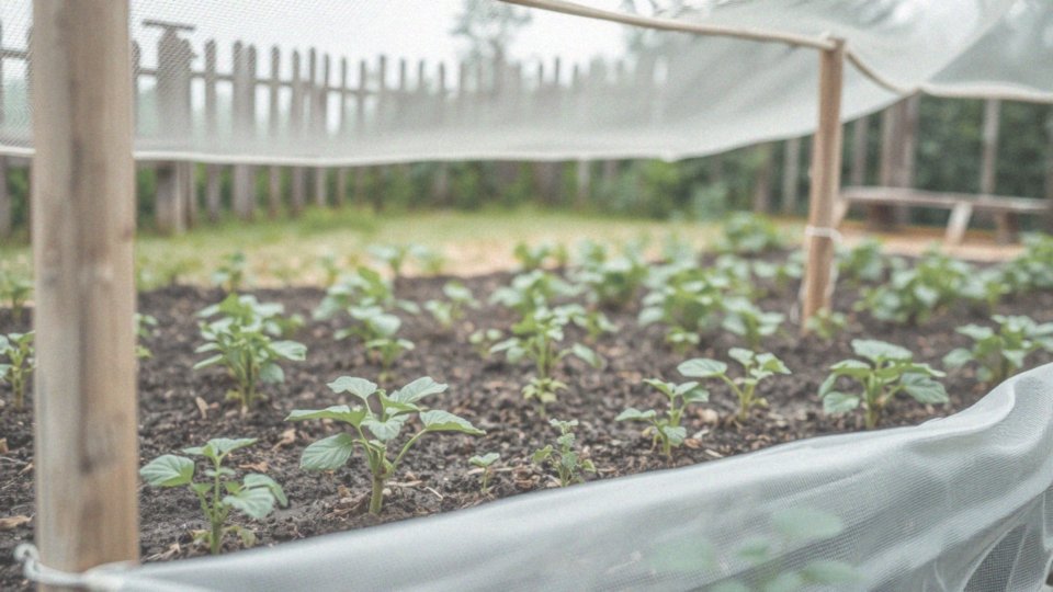 Jak zamocować siatkę na ptaki 10x20 w ogrodzie?