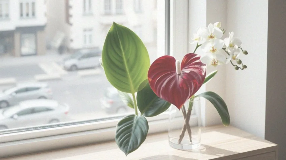Jakie są różnice między Anturium a Phalaenopsis jako eleganckie kwiaty doniczkowe?