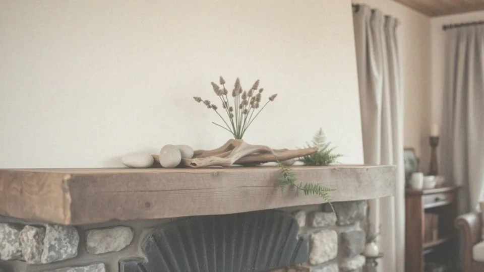 Jak naturalne dekoracje mogą podkreślić kominek?