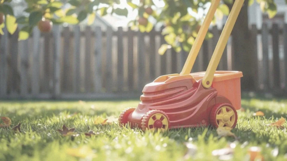 Jak kosiarka dla dzieci wygląda jak prawdziwa?