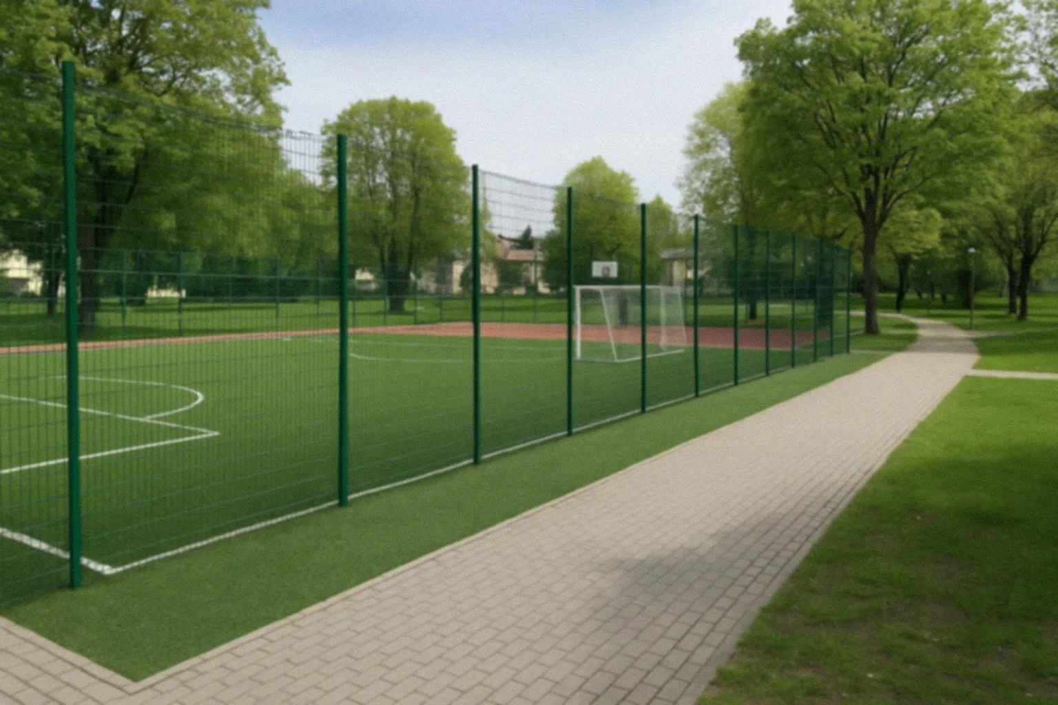 Utrudnienia dla pieszych w okolicach Zalewu Arkadia